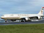 An Etihad flight was forced to abort takeoff.