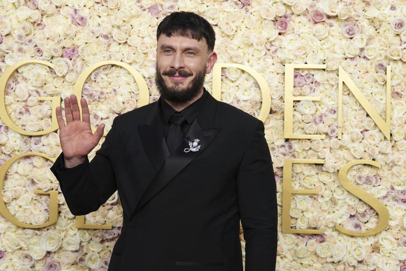 Richard Gadd arrives at the 82nd Golden Globes on Sunday, Jan. 5, 2025, at the Beverly Hilton in Beverly Hills, Calif. (Photo by Jordan Strauss/Invision/AP)