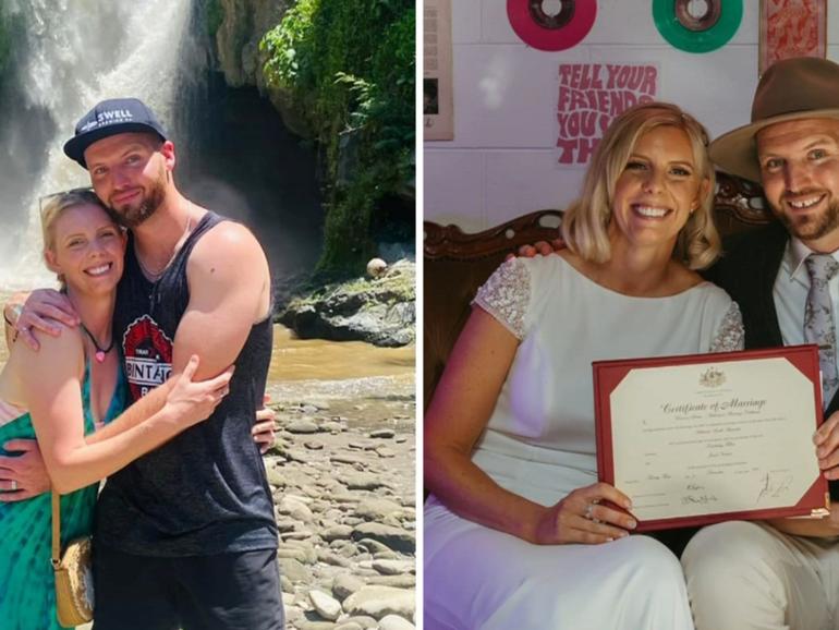 Jacob Vennix, 32, has died while on his honeymoon with his new wife Kimberly, 38, in Bali.