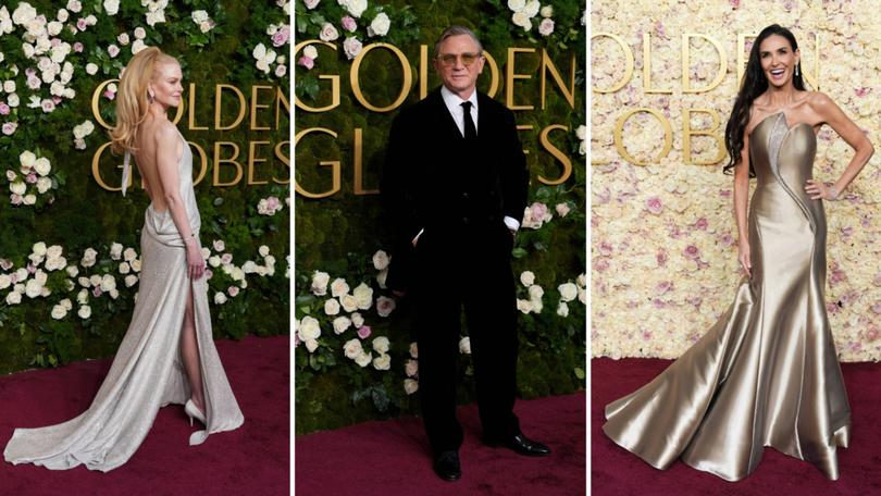 Hollywood delivered glamour at the 82nd Golden Globes