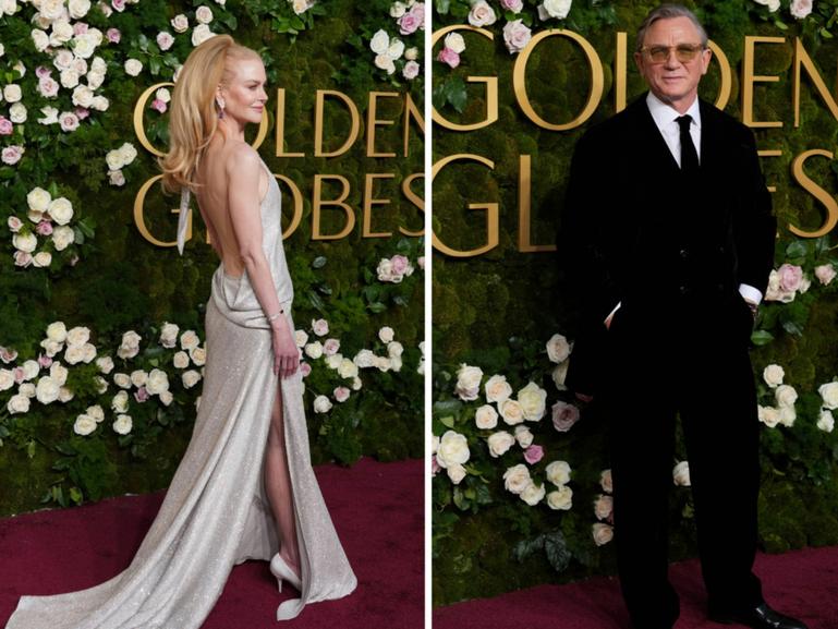 Hollywood delivered glamour at the 82nd Golden Globes