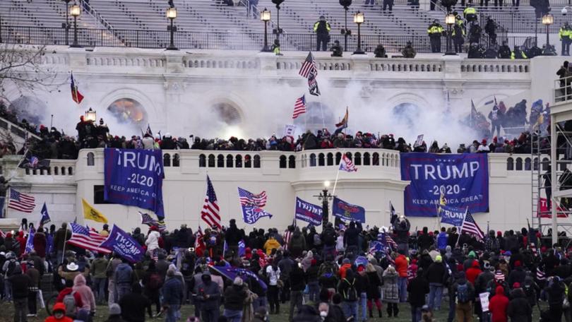 Congress is certifying the election four years after Donald Trump's supporters stormed the Capitol. (AP PHOTO)