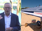 An argument against the use of cabanas to reserve beach space has had an unlikely participant - the prime minister.