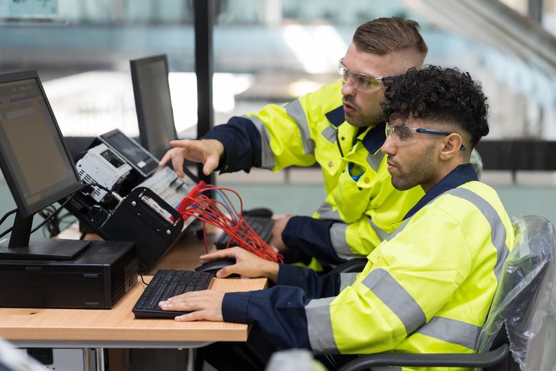 Just 1 per cent of Australian students do a school-based apprenticeship today. 