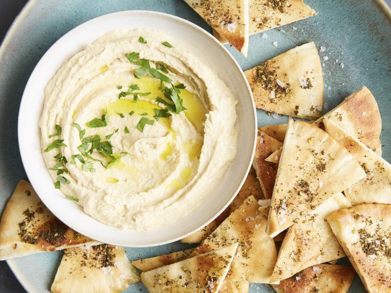 Five-minute hummus. 