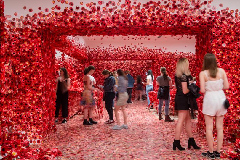 NGV Teen Art Pary as part of the Triennial. Picture: Eugene Hyland Picture: Eugene Hyland