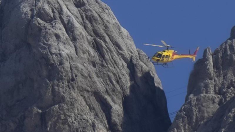 The two men failed to return from a New Year's Day excursion in the Italian Alps.