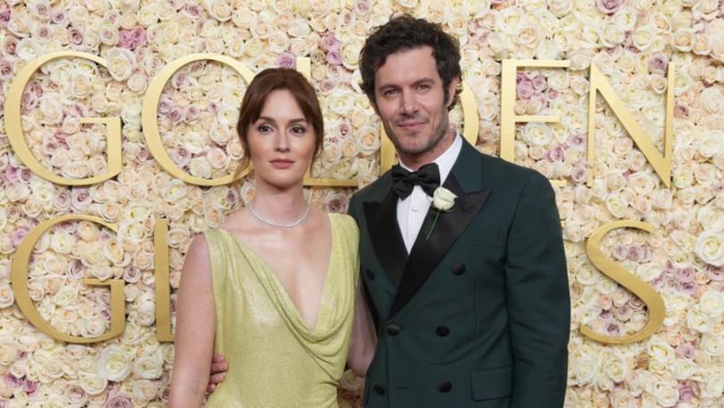 Adam Brody and Leighton Meester attended the Golden Globes only days before their home was burned to the ground.