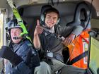 Hadi Nazari was flown out of Kosciuszko National Park after 13 days after going missing in the bushland.