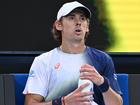 Alex de Minaur has drawn big-serving Botic van de Zandschulp in the first round of the Open. (James Ross/AAP PHOTOS)