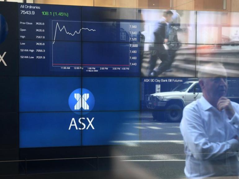 The ASX outperformed the property market for investor returns during 2024. (Dan Himbrechts/AAP PHOTOS)