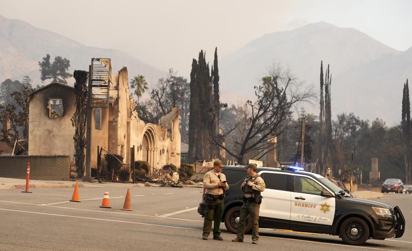 The Altadena Community Church has been destroyed by the wildfires.