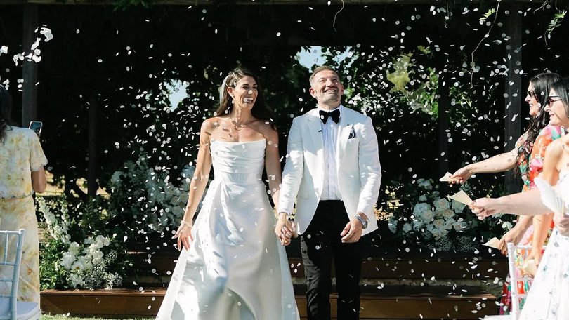 The 36-year-old exchanged vows just months after announcing her engagement.