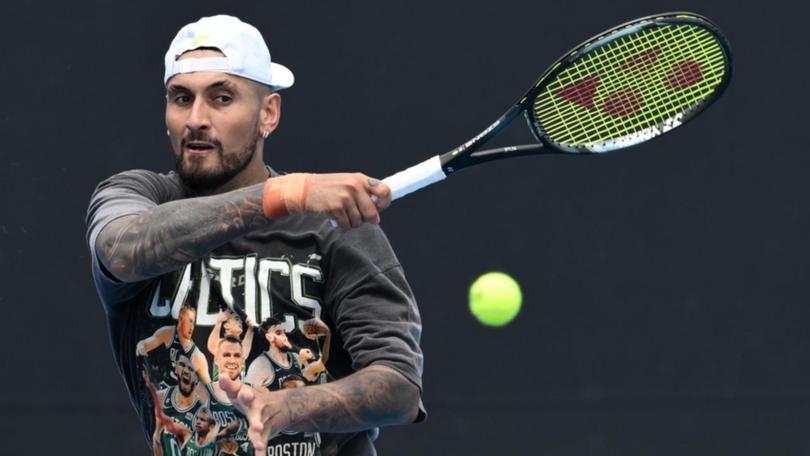 Kyrgios remains confident of recovering to play his first-round match.