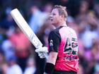 Steve Smith tonned up for the Sydney Sixers.