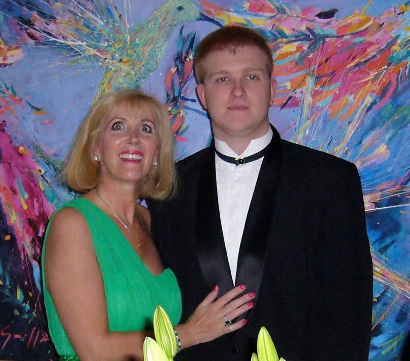 Shelley Sykes with her son Rory.