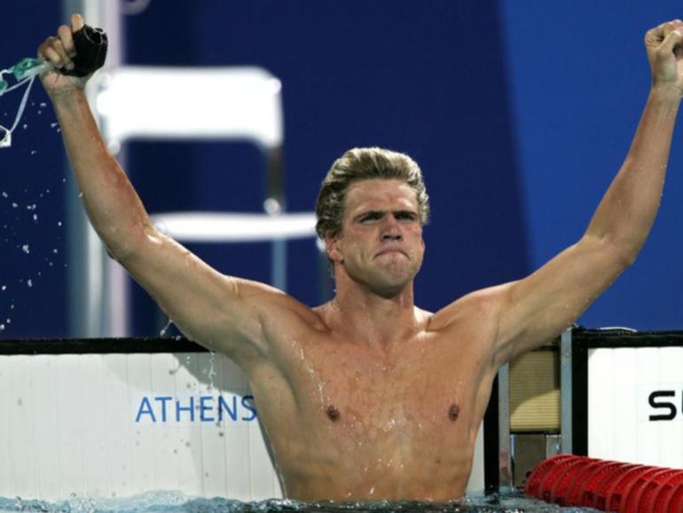 US swimmer Gary Hall Jnr will get replica Olympic medals after losing them in the LA fire. (AP PHOTO)