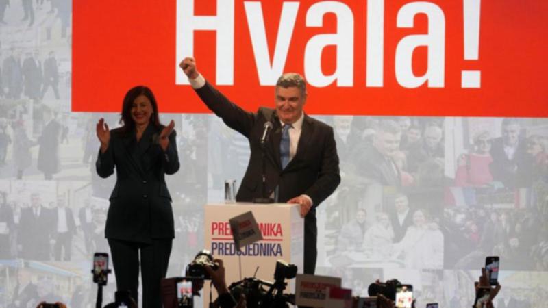 Croatian President Zoran Milanovic has claimed victory in a runoff vote against Dragan Primorac. 