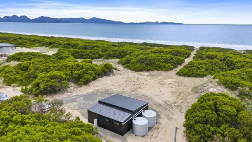 This property at Dolphin Sands on Tasmania's south-east coast is in an "overperforming area".