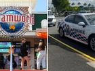 Two people have been injured in an alleged assault outside Dreamworld.