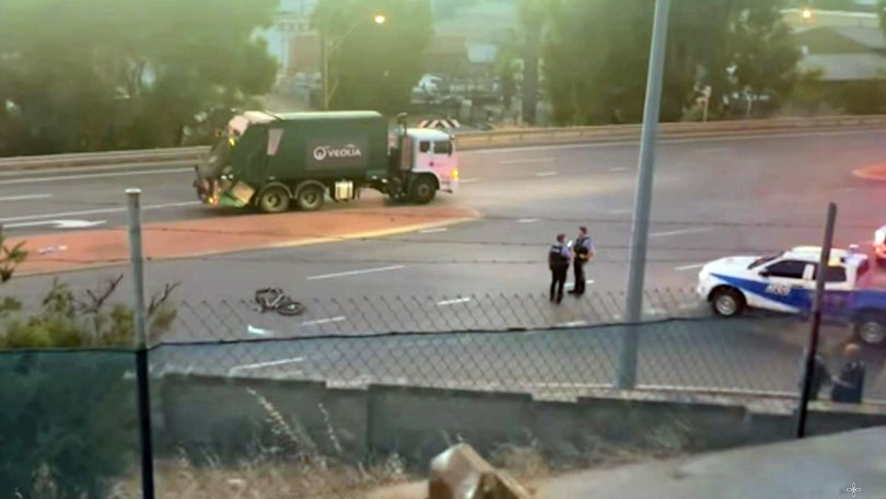 Mr Brabender was just minutes from starting his shift when he was hit by the Veolia truck.