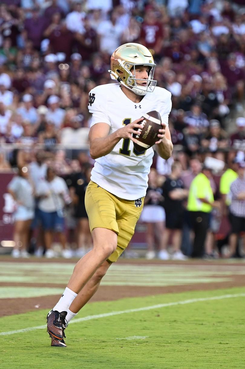 James Rendell of the Notre Dame Fighting Irish.