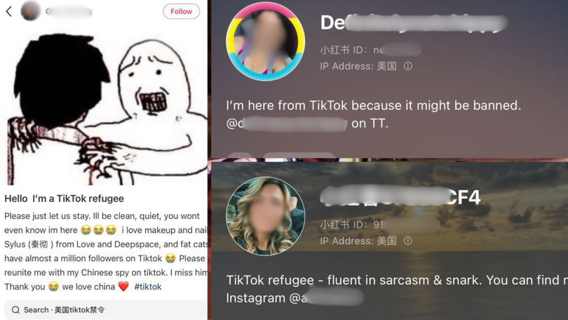 Lots of American users call themselves ‘TikTok refugees’ on RedNote.