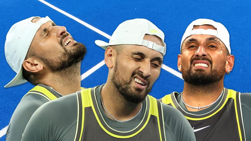 Nick Kyrgios says he has played his last singles match at the Australian Open.