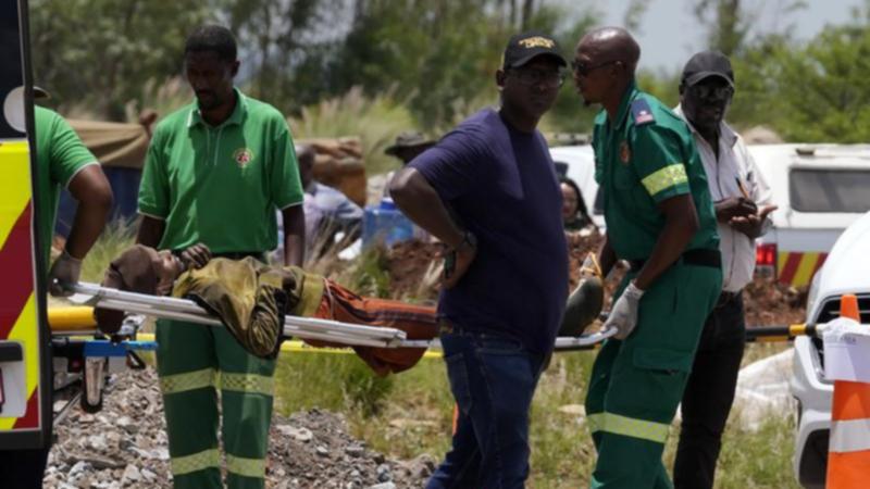 Some 82 survivors have been pulled from the illegal South African goldmine, and 36 dead bodies.