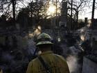 Firefighters have worked around the clock since the Los Angeles blazes broke out on January 7. (AP PHOTO)