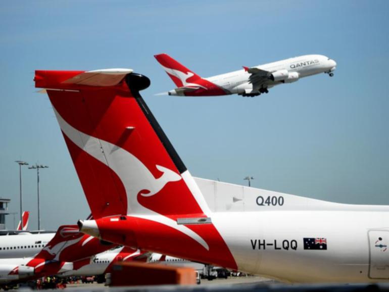 Qantas flights have been delayed due to risk caused by fiery, falling space debris. 