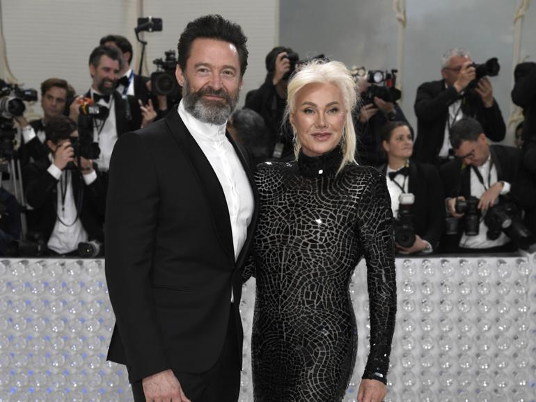 Hugh Jackman and Deborra-Lee Furness in May 2023.