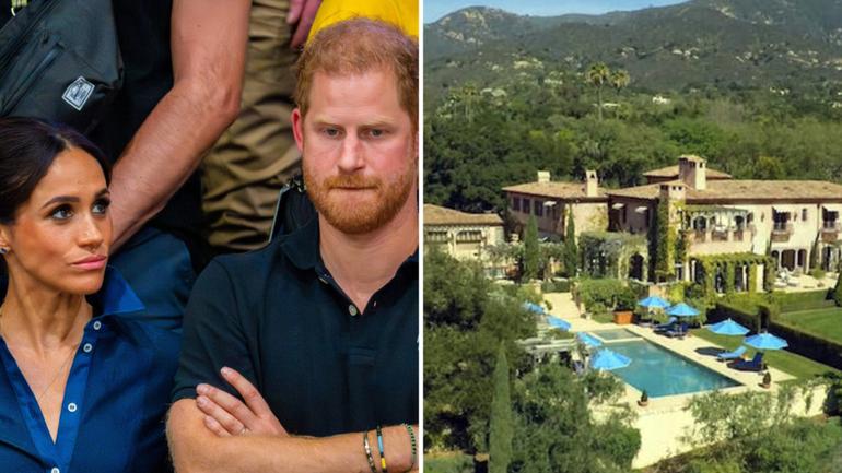 Harry and Meghan’s $40 million mansion is on the edge of a wildfire evacuation zone.