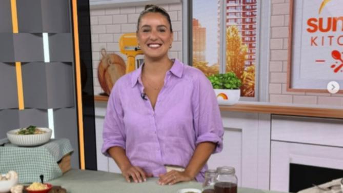 Leah Itsines on Sunrise