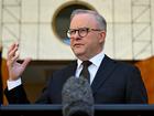 Australian Prime Minister Anthony Albanese speaks to the media during a press conference at Parliament House in Canberra, Friday, December 20, 2024. (AAP Image/Lukas Coch) NO ARCHIVING