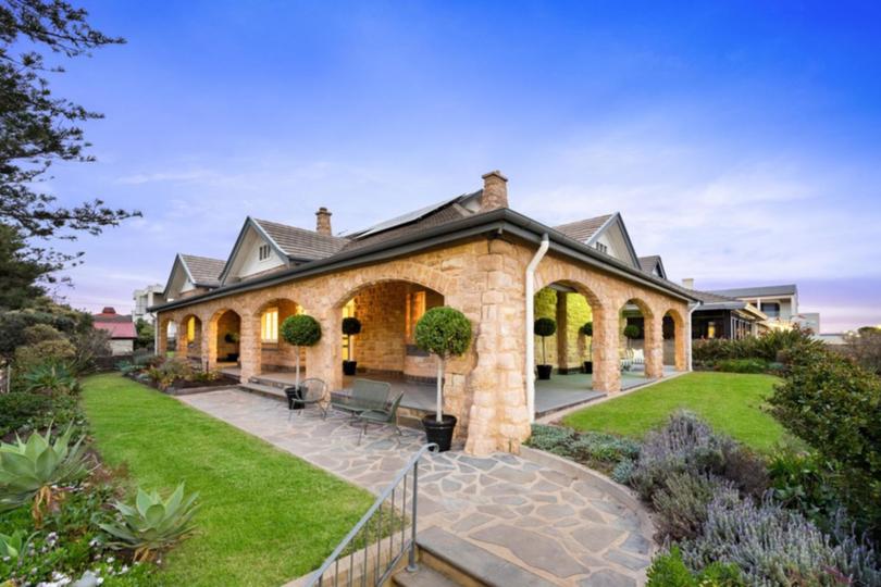 The home at 36 South Esplanade, Glenelg South, was built in 1925.