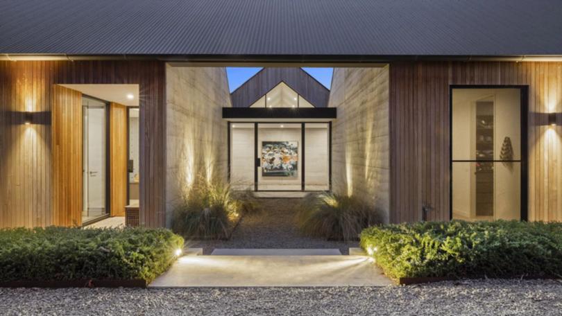 The property at 96 Bittern Dromana Rd has been designed by award-winning architecture studio Planned Living.