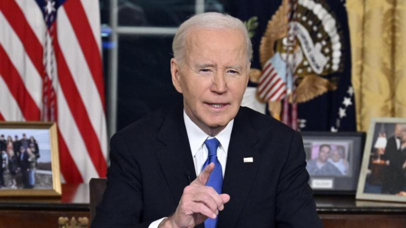 US President Joe Biden has warned of the dangers of  an 'oligarchy' of the rich and powerful. 