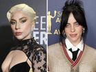 Lady Gaga and Billie Eilish are two of the acts set for a series of LA wildfire relief concerts. (AP PHOTO)