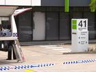 The man has been charged weeks after he was shot by police at a furniture store in Brisbane. 