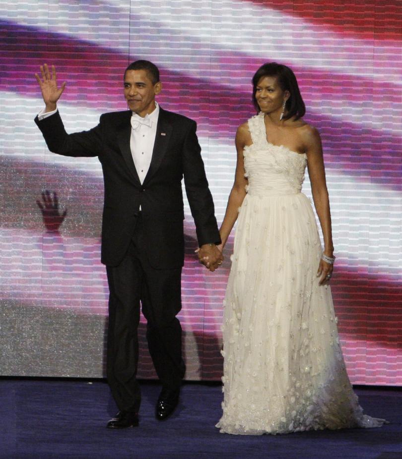 2009: President Barack Obama, left, and first lady Michelle Obama.