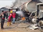 At least 86 Nigerians who rushed to recover oil spilled by a tanker died when it exploded. (AP PHOTO)