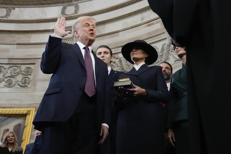 Donald Trump has been sworn in as the 47th president of the United States.