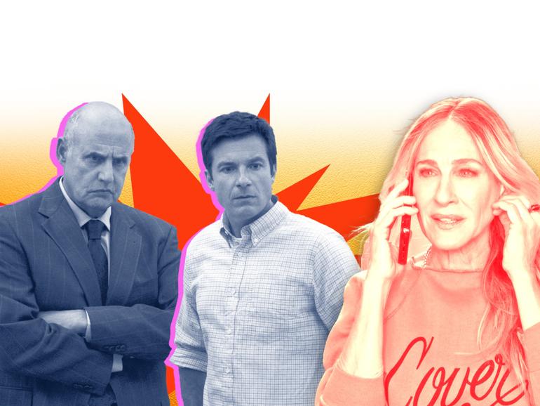 Revivals are rarely good, and few make it past a couple of seasons. Pictured: Jeffrey Tambor and Jason Bateman in Arrested Development and Sarah Jessica Parker in And Just Like That. 