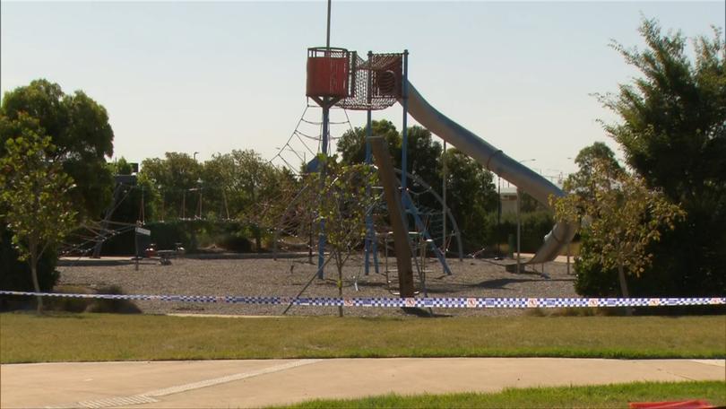 The father’s body was found at a park in Melbourne’s west.