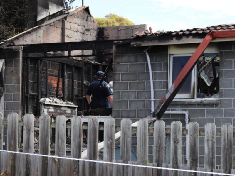 A baby girl and her older sister have died after a house fire at Rokeby, Hobart.