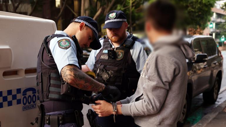 Police have charged a 33-year-old man after he allegedly tried to set fire to the Newtown synagogue earlier this month.