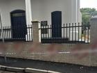 The Newtown Synagogue's front wall was sprayed with swastikas in the latest anti-Semitic attack. (HANDOUT/RHEUBEN FREELANDER)