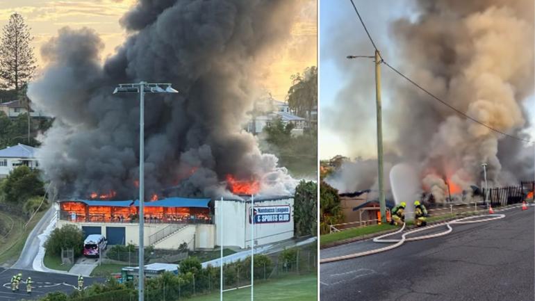 Nambucca Leagues and Sports Club has been destroyed by a fire.