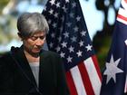 Penny Wong is the first Australian foreign minister to attend a US presidential inauguration. (Darren England/AAP PHOTOS)